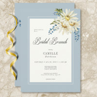 Rustic Blue & White Daisies Bridal Brunch