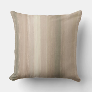 Rustic Blush Pink Grey Mauve Abstract Stripe Cushion
