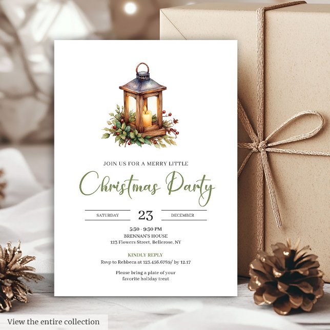 Rustic Bohemian Neutral Pine Wreath Christmas Card (Rustic Bohemian Neutral Pine Wreath Christmas Invite)