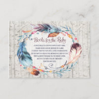 Rustic Boho Baby Shower Bohemian Books for Baby