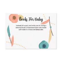 Rustic Boho Baby Shower Book For Baby