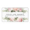Rustic Boho Blush Pink Rose Floral Address
