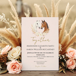 Rustic Boho Country Wedding Invitation