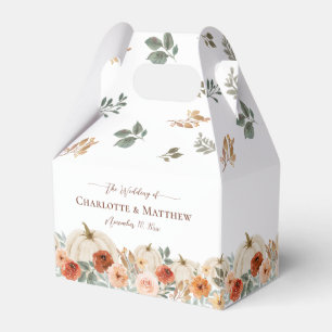 Rustic Boho Fall Autumn Wedding Favour Box