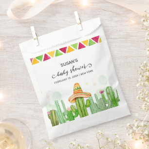 Rustic Boho Fiesta Cactus Taco 'Bout A Baby Shower Favour Bag