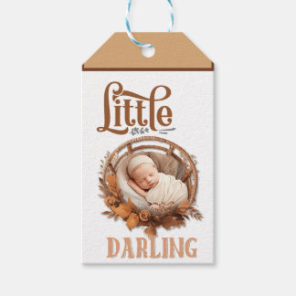Rustic Boho Floral Baby Shower Gift Tags