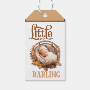 Rustic Boho Floral Baby Shower  Gift Tags