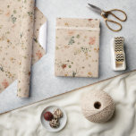 Rustic Boho Flower Garden Wedding Wrapping Paper<br><div class="desc">Gather your guests in modern rustic style with this stunning boho floral garden wrapping paper design. The perfect theme for summer, fall, and autumn, and for all special events, including bridal showers, weddings, baby showers, and more. Easily customise it with your personal details on the front and back to make...</div>