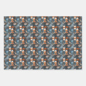Rustic Boho Latte Fall Wrapping Paper Sheet (Front 3)