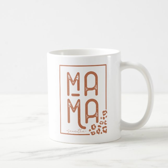 Rustic Boho Mama Coffee Mug (Right)