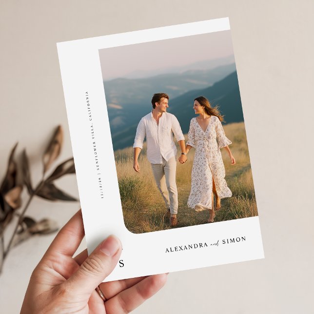 Rustic Boho Minimalist Wedding Invitation (Creator Uploaded)