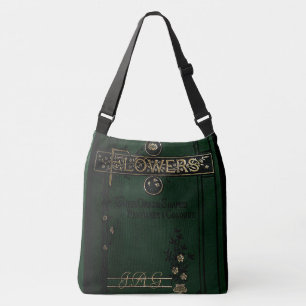 Rustic Book Cover Bags Victorian Flower Book