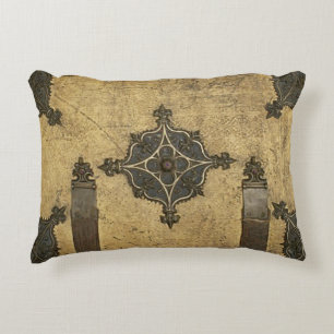 Rustic Book Cover Cushions Medieval Style