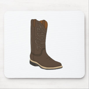 Rustic Boot Mouse Pad