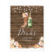 Rustic Boots & Bubbly Bridal Shower Drink Sign