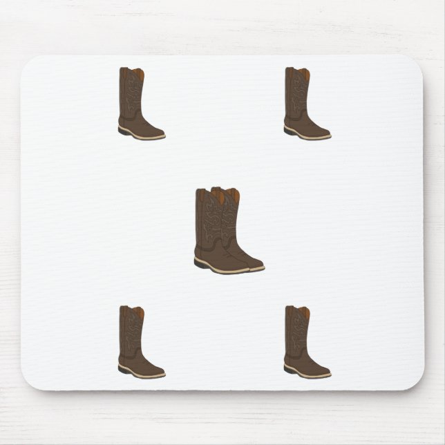 Rustic Boots Mouse Pad (Front)