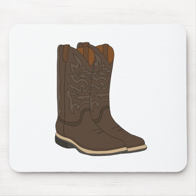 Rustic Boots Mouse Pad (Front)