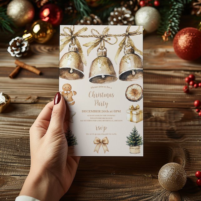 Rustic Botanical Christmas Invitation (Creator Uploaded)