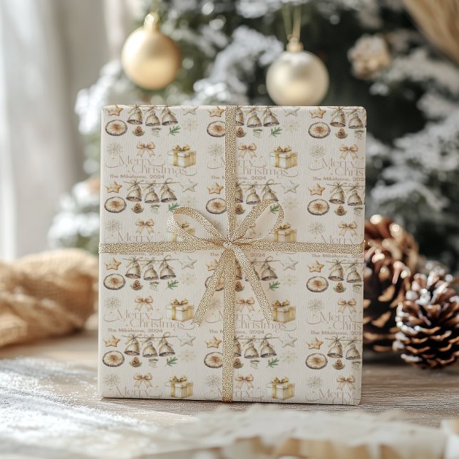 Rustic Botanical Christmas Wrapping Paper (Creator Uploaded)