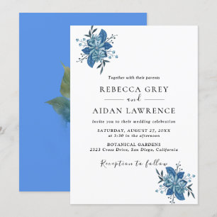 Rustic Botanical Eucalyptus Greenery Wedding Invit Invitation