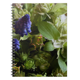 Rustic Botanical Garden Flowers Notebook