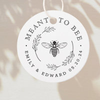 Rustic Botanical Wreath Meant to Bee Honey Wedding