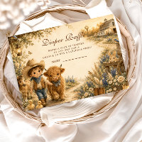 Rustic Boy Western Boho Diaper Raffle