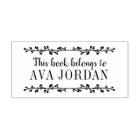 Rustic Branch Kids Bookplate Label