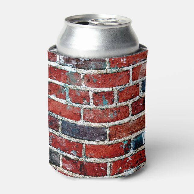 Rustic Brick Wall Can Cooler (Can Front)