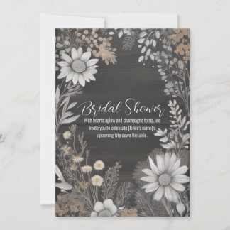 Rustic Bridal Shower Invitation