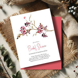Rustic Bridal Shower Invitations