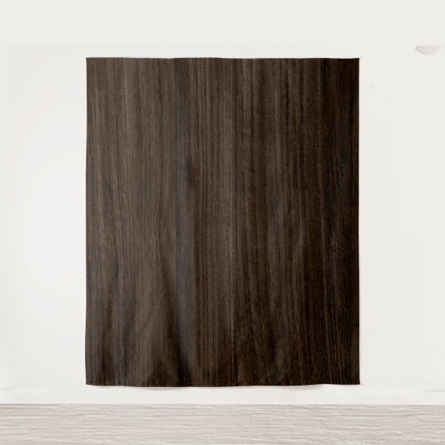 Rustic Brown Barn Wood Farmhouse Backdrop Tapestry (Front)