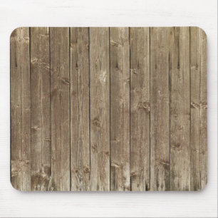 Rustic Brown Wood Handsome  Mouse Pad