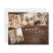 Rustic brown wood script 5 photos budget wedding
