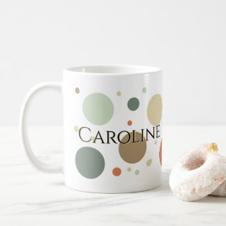 Rustic Bubbles Custom Add Your Name Cute Coffee Mug