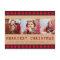 Rustic Buffalo Plaid | 3 Photo Christmas Greeting
