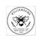 Rustic Bumblebee | Family Name Return Address