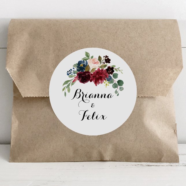 Rustic Burgundy Coloured Wedding Envelope Seals (Creator Uploaded)