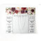 Rustic Burgundy Marsala Wedding Backdrop