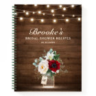 Rustic Burgundy Mason Jar Bridal Shower Recipes