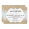 Rustic Burlap Modern Lace Blue Boy Baby Shower