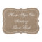 Rustic Burlap "Please Sign Our Wedding Guest Book"