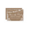 Rustic  Burlap String Lights Lace Save the Date