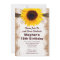 Rustic Burlap Sunflower Birthday Party Invitations