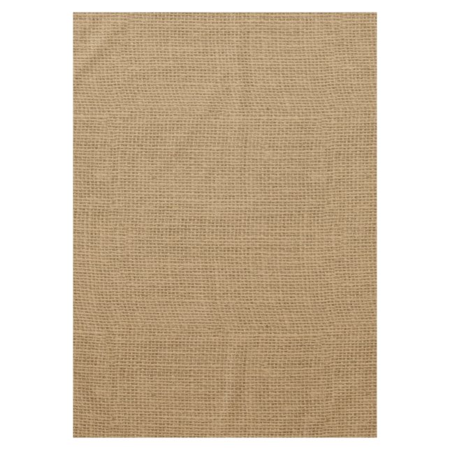 Rustic Burlap Texture Tablecloth (Front)