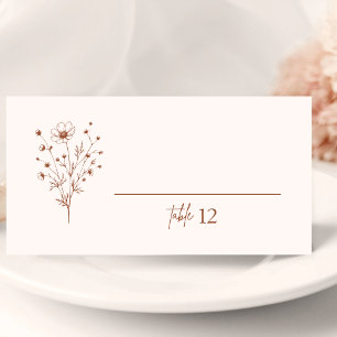 Rustic Burnt Orange Boho Botanicals Wedding