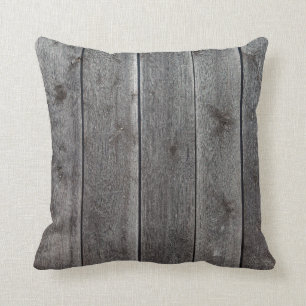 Rustic Cabin Decor Barn Board Wood Pillow