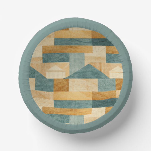 Rustic/Cabin/Lodge/Mountain  Paper Plate (Front)