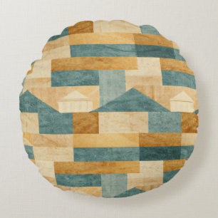 Rustic/Cabin/Lodge/Mountain  Round Cushion