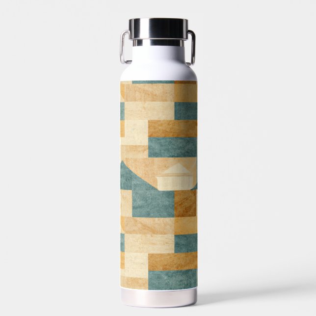 Rustic/Cabin/Lodge/Mountain  Water Bottle (Front)